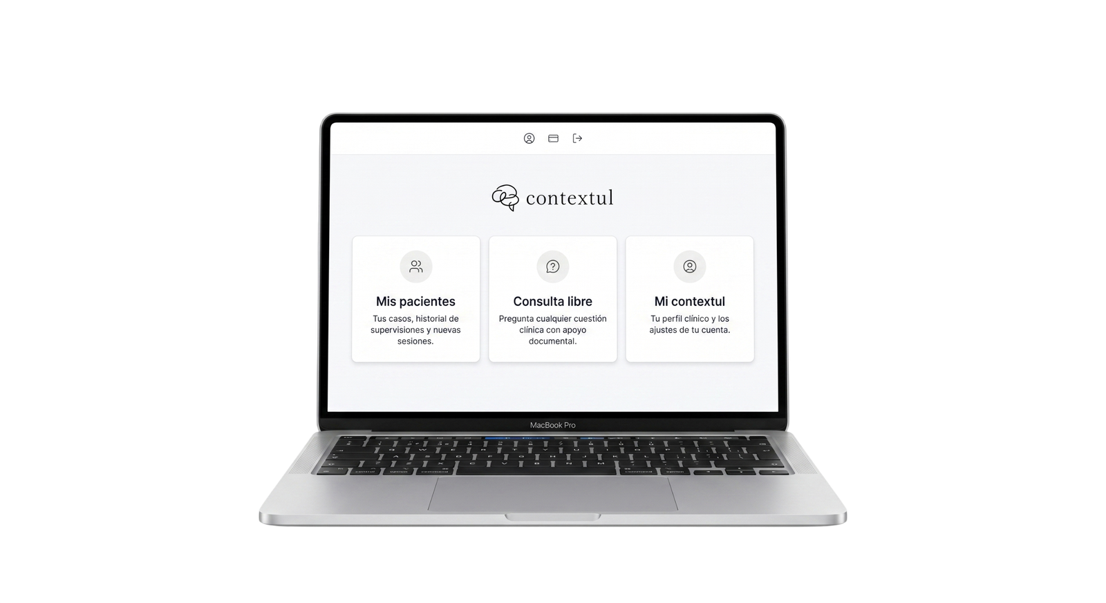 Interfaz de Contextul en ordenador y móvil